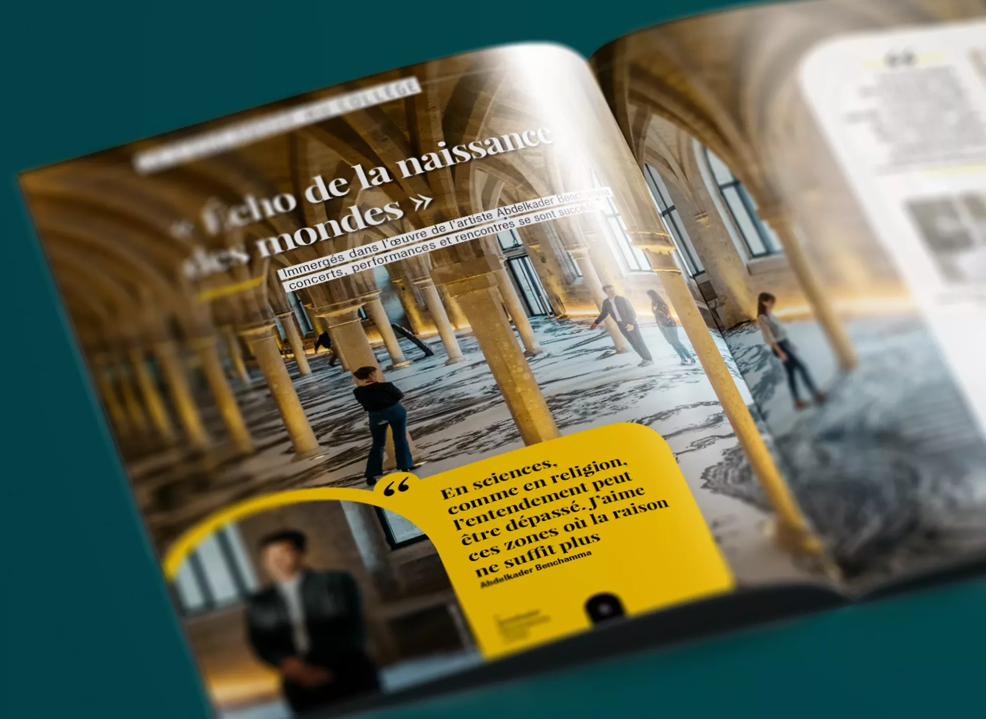 Nouvelle maquette pour le magazine du Collège des Bernardins