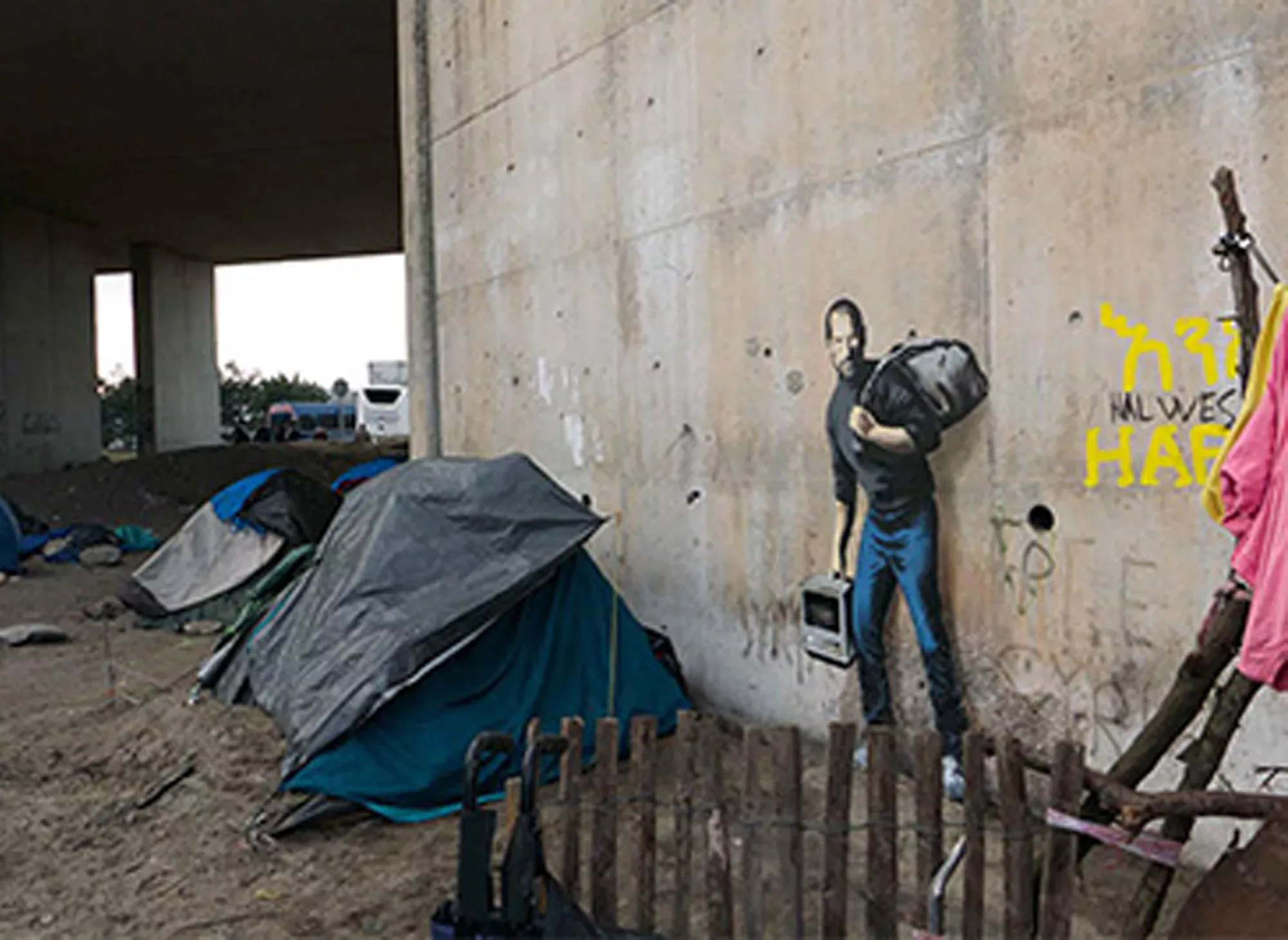 bansky calais animal pensant