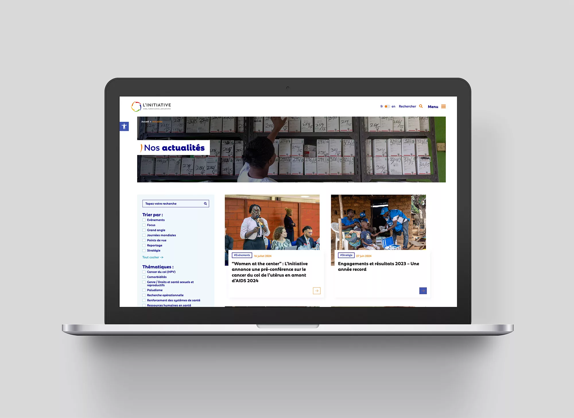 Refonte site internet L&rsquo;Initiative – Animal pensant agence conseil