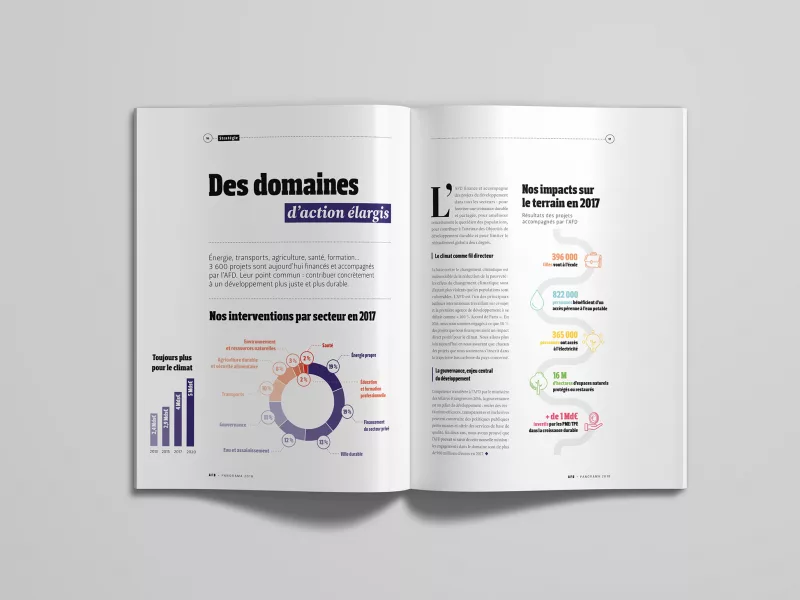 Rapport d’activité 2018 du groupe AFD | Animal pensant