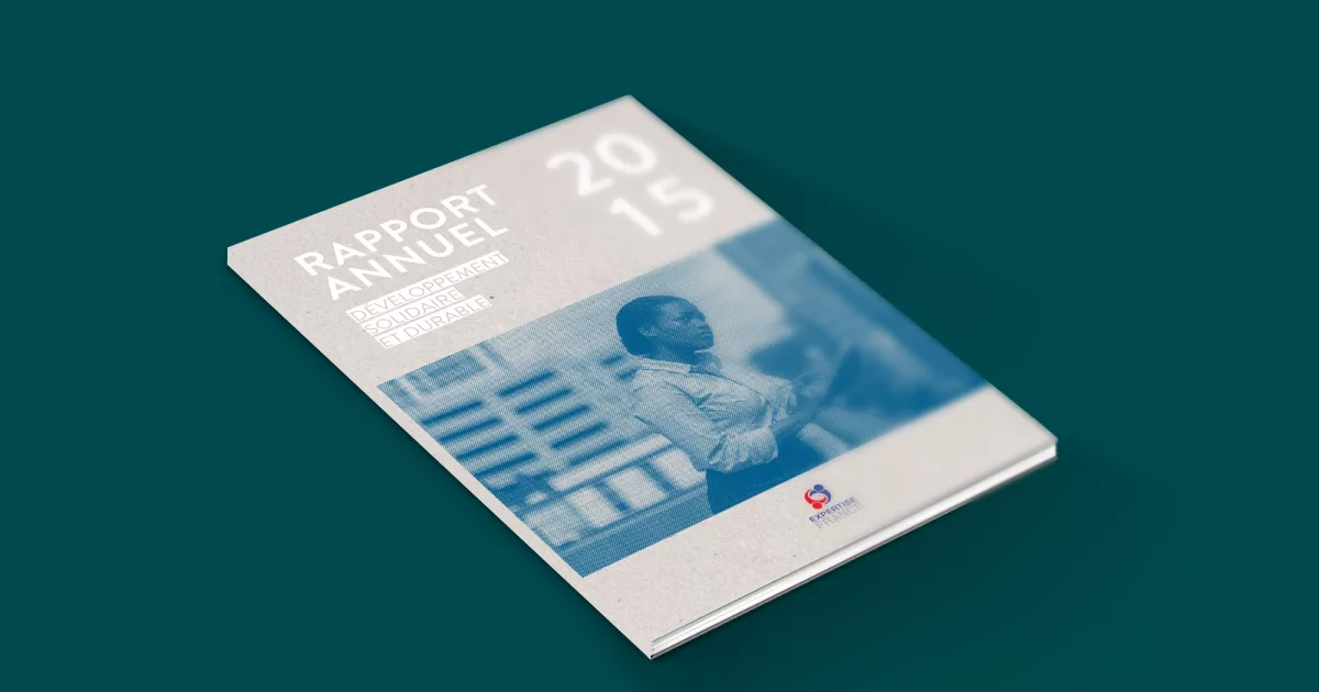 Rapport annuel 2015 d’Expertise France – couverture