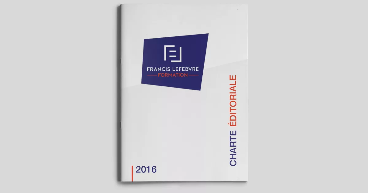 Charte éditoriale Francis Lefebvre Formation