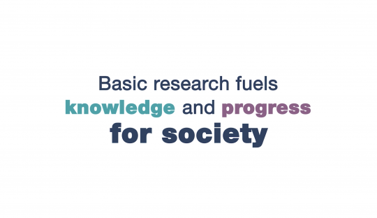 Basic research fuels knowledge and progress for society