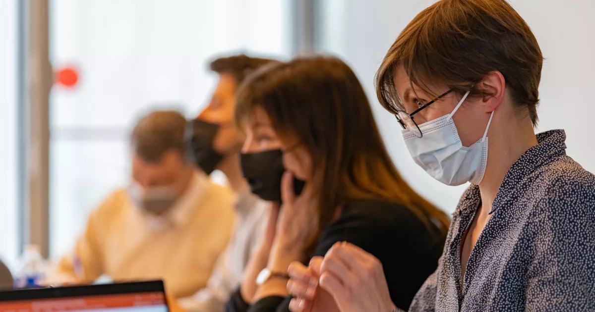 Atelier de travail à l’AFD