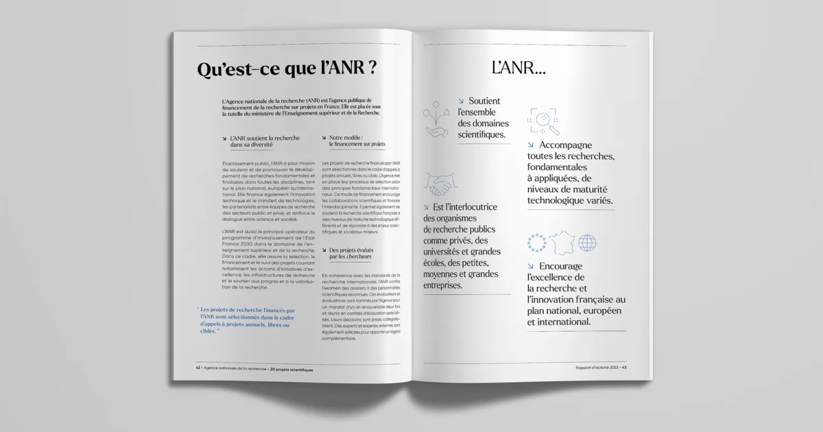 Rapports d’activité de l’ANR | Animal pensant