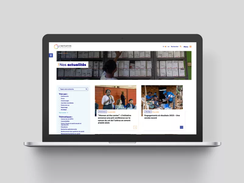 Refonte site internet L’Initiative – Animal pensant agence conseil