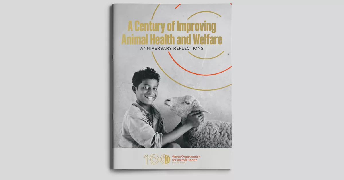 WOAH’s 100 Anniversary Report cover