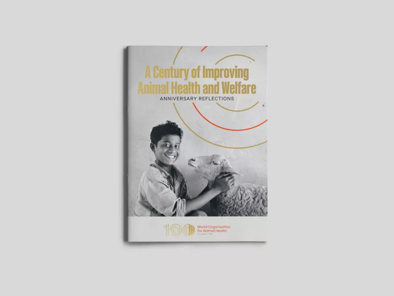 WOAH’s 100 Anniversary Report cover